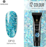 Saviland LuxeShine Diamond Gel - 12 Color Set