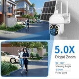 Solar-Powered WiFi Surveillance Camera