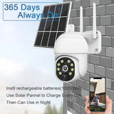 Solar-Powered WiFi Surveillance Camera